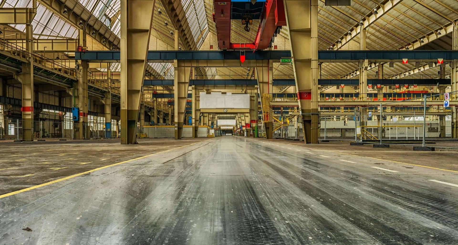 Inside Finished Cold Storage Steel Structure