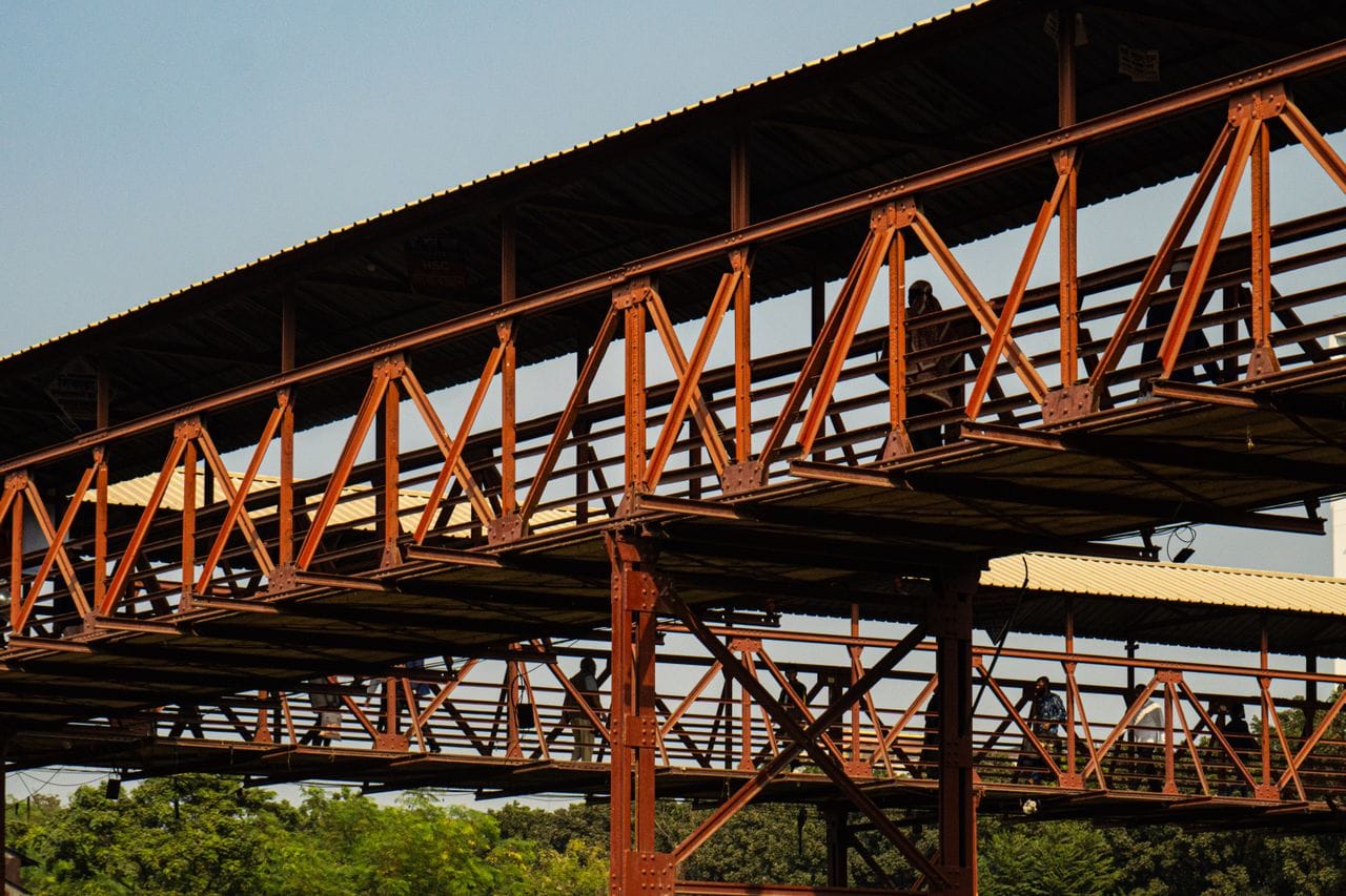 Railway Station Platform Canopy Steel Structure