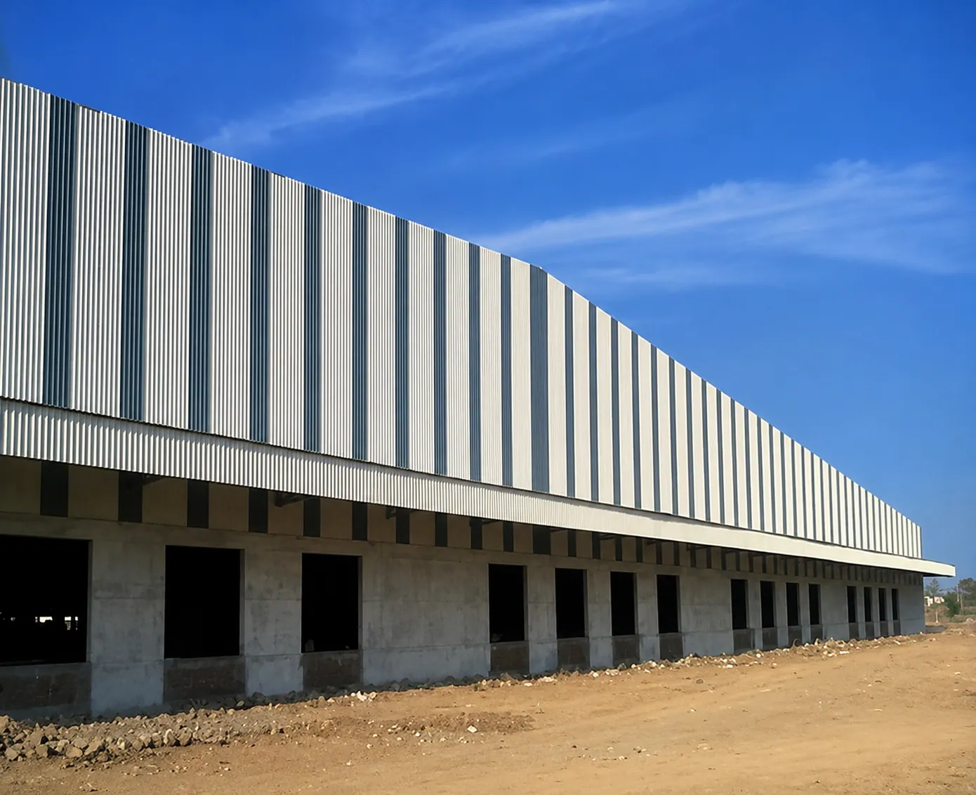 Modern Pre-Engineered Steel Warehouse